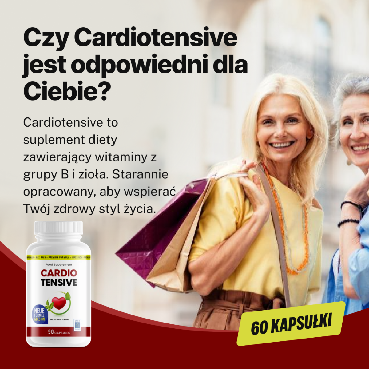 Cardiotensive kapsułki na naczynia i cholesterol